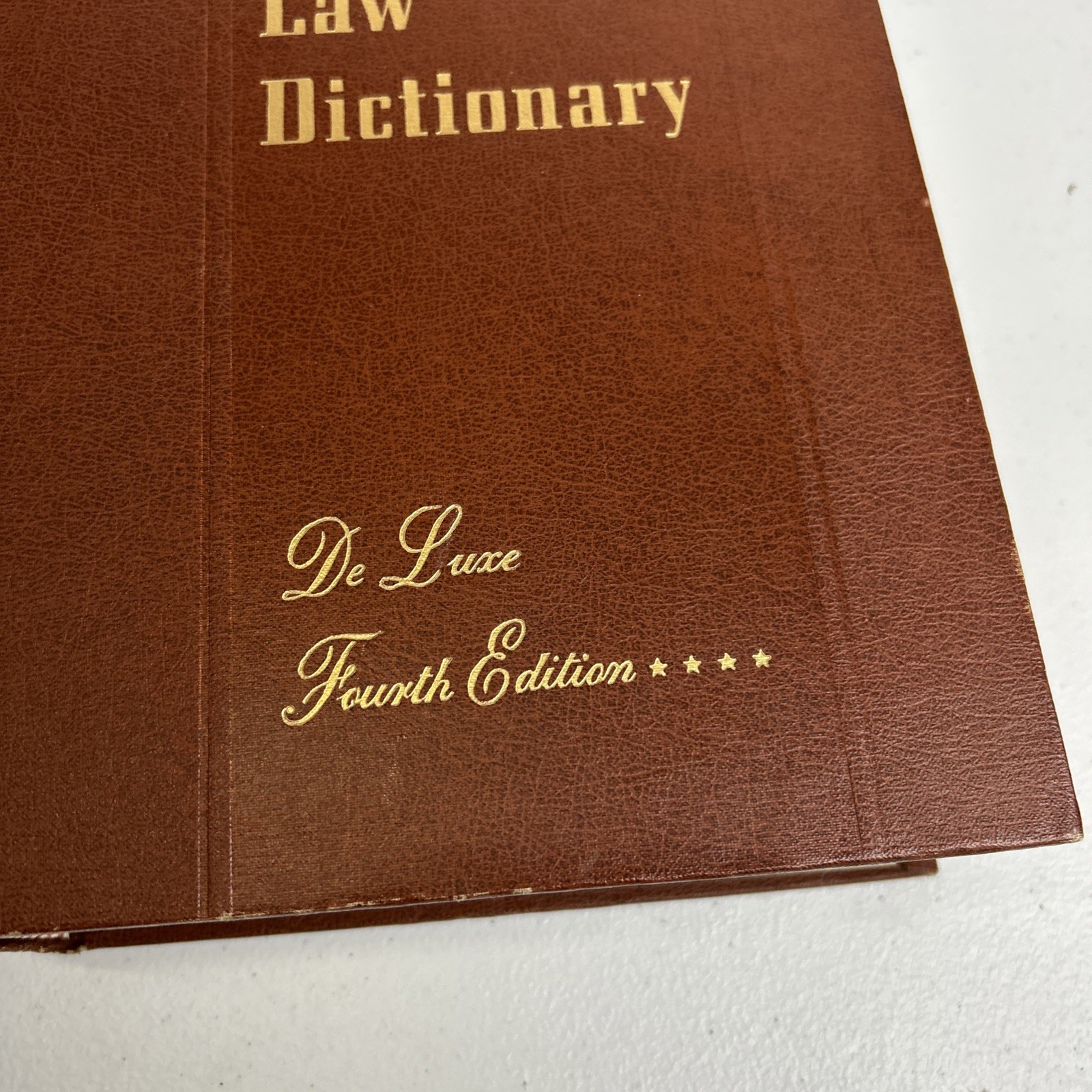 Black’s Law Dictionary De Luxe 4th Edition 1957 Guide Pronunciation Henry Black