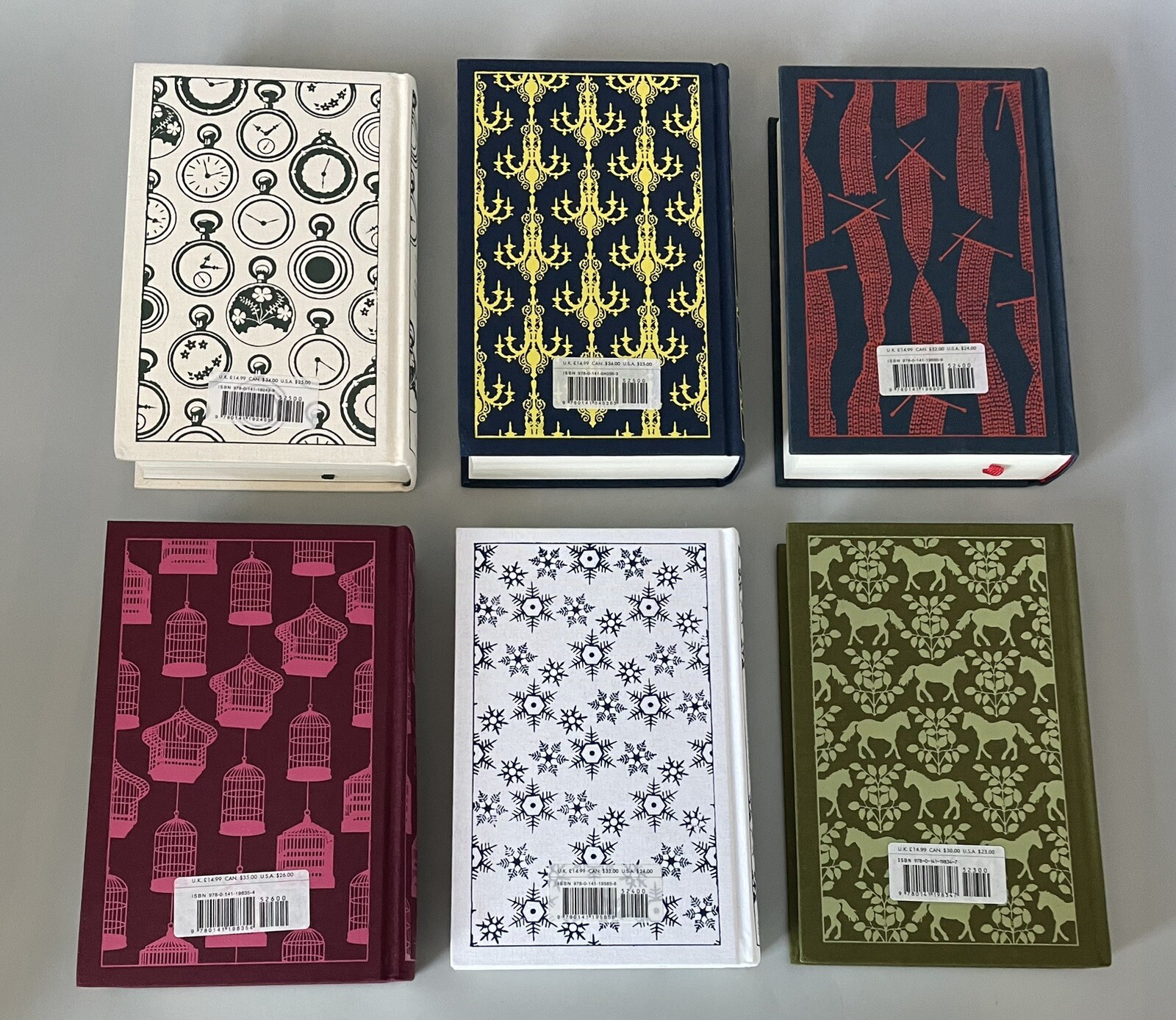 Charles Dickens Major Works Book Set of 6 — Hardcover w/ Slipcase — Penguin