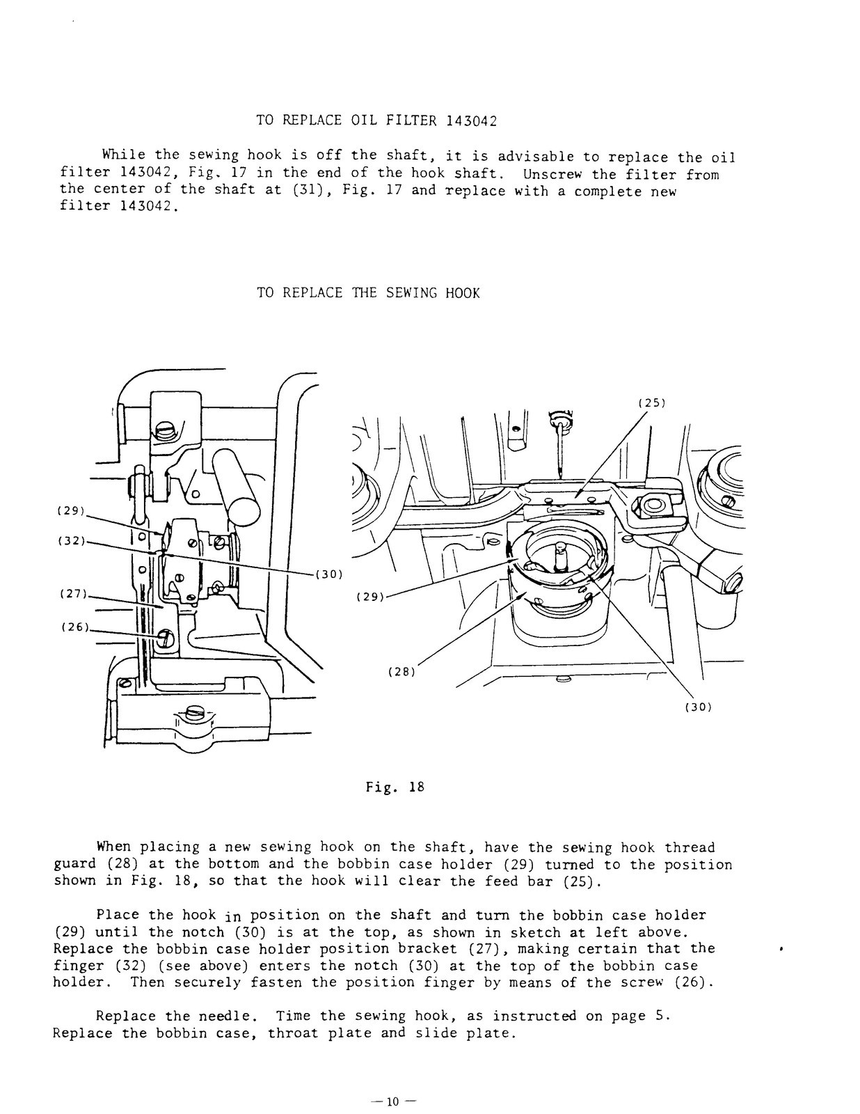 SINGER 191D Sewing Machine Service Manual STEEL BINDER – PROTECTIVE COVERED
