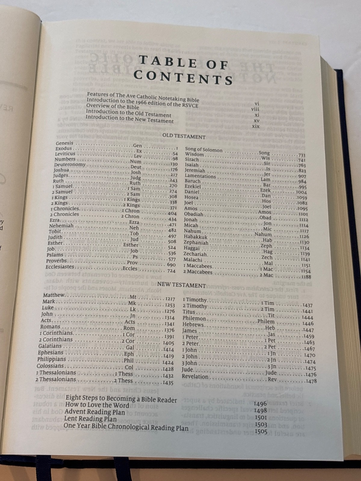 Ave Catholic Notetaking Holy Bible Ave Maria Press Revised Standard Second Ed