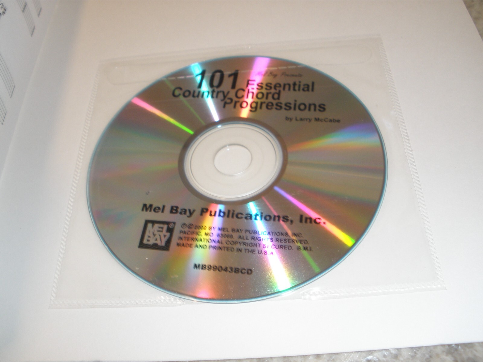 101 Essential Country Chord Progressions by Larry McCabe (2003 Book, Other (M16)