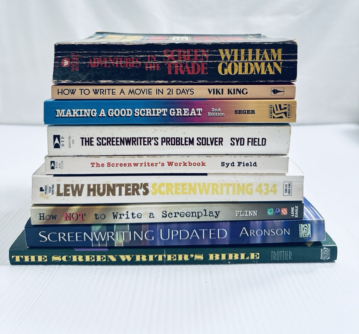 Screenwriting Book Lot of 9 Film and Movie Writing Guide Scriptwriting Reference