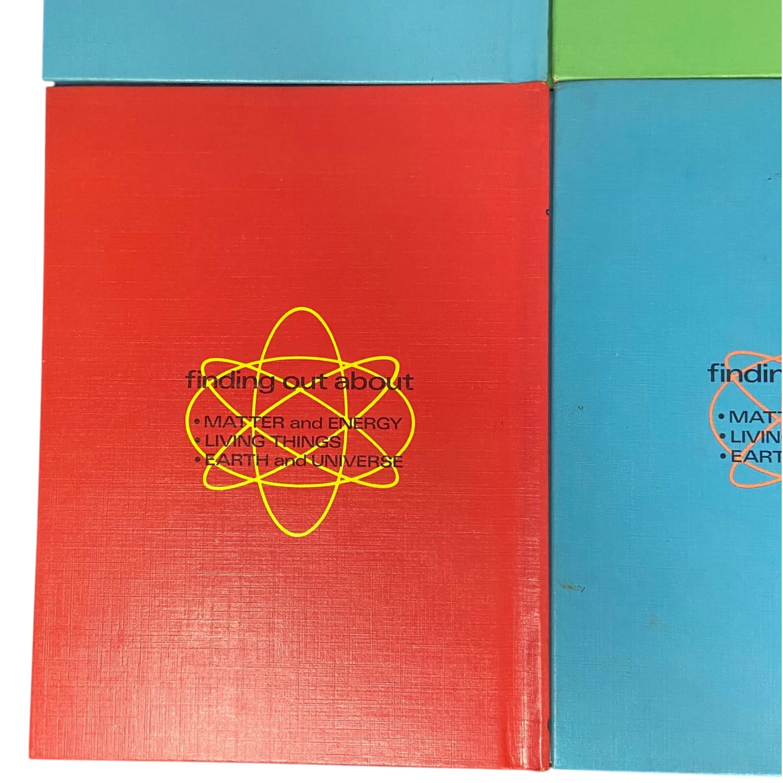 (SET OF 4) VTG 1974 “Finding Out About” By Francis Alder Educational Hardcover