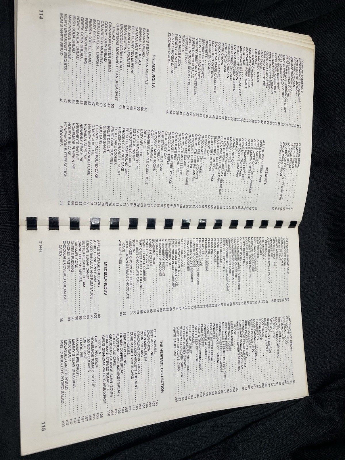 Our Cherished Recipes: Cameron Presbyterian Church, North Carolina ’92 Cookbook