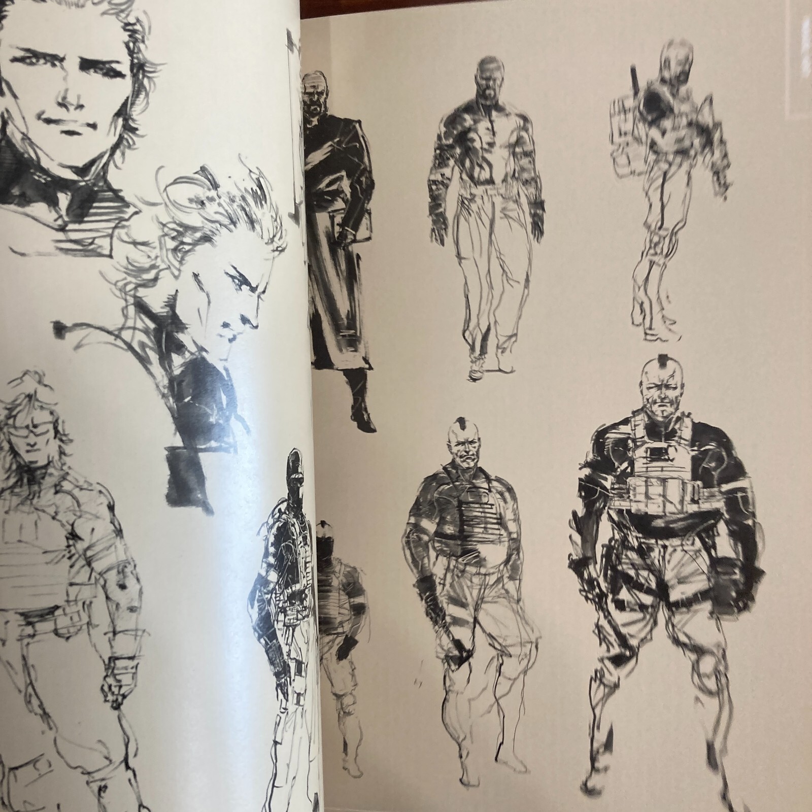 Metal Gear Solid 4 Guns of the Patriots Art Book Illustration
