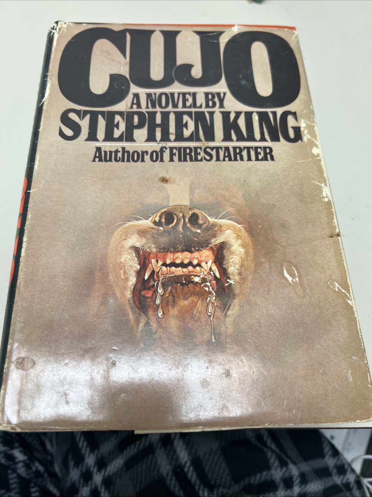 CUJO by Stephen King 1981 HC/DJ ~ 1st Edition 1st Printing Book Club