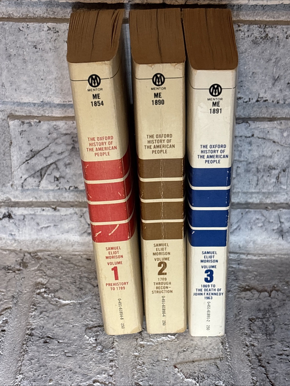 The Oxford History Of The American People Vol. 1, 2 & 3, Samuel Eliot Morison
