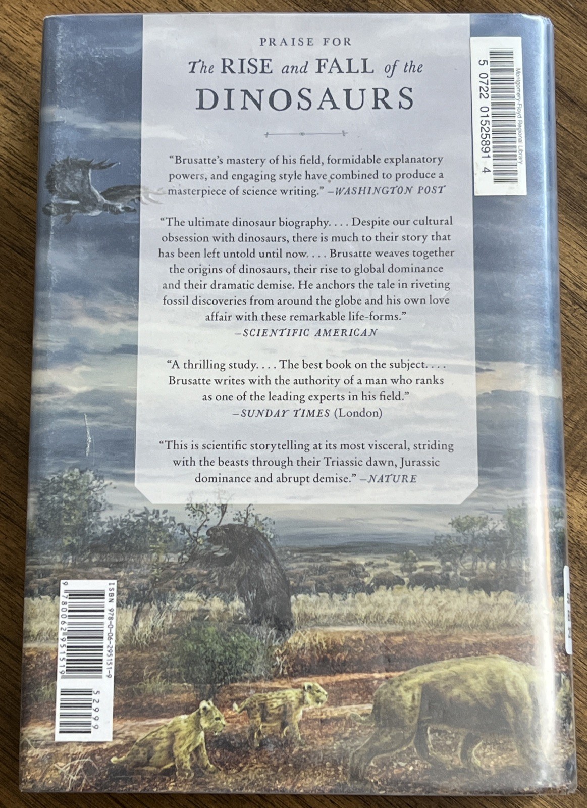 The Rise and Reign of the Mammals By Steve Brusatte 1st Printing HC/DJ