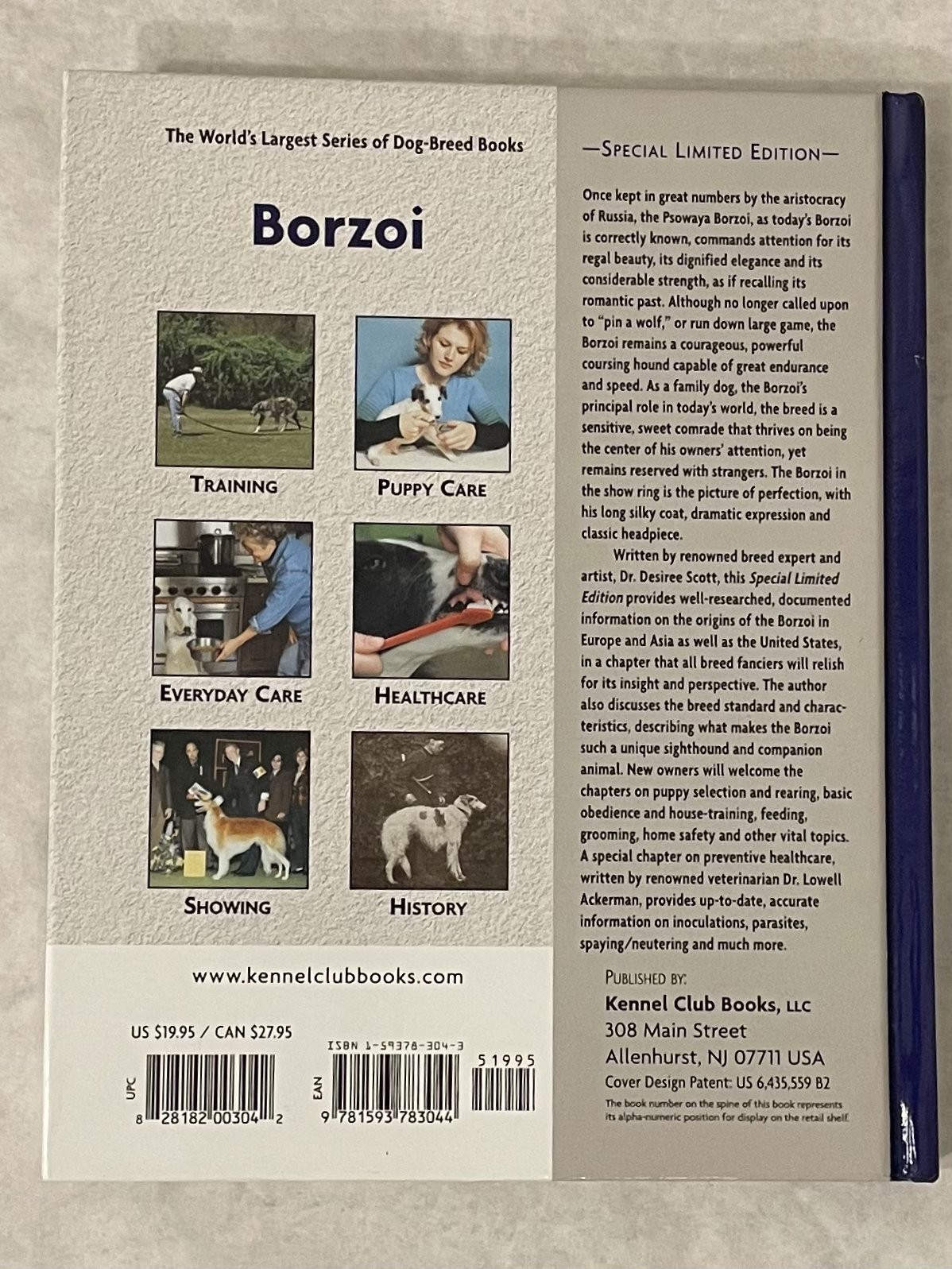 Borzoi, Special Ltd Edition, A Comprehensive Owners Guide, A Kennel Club Book