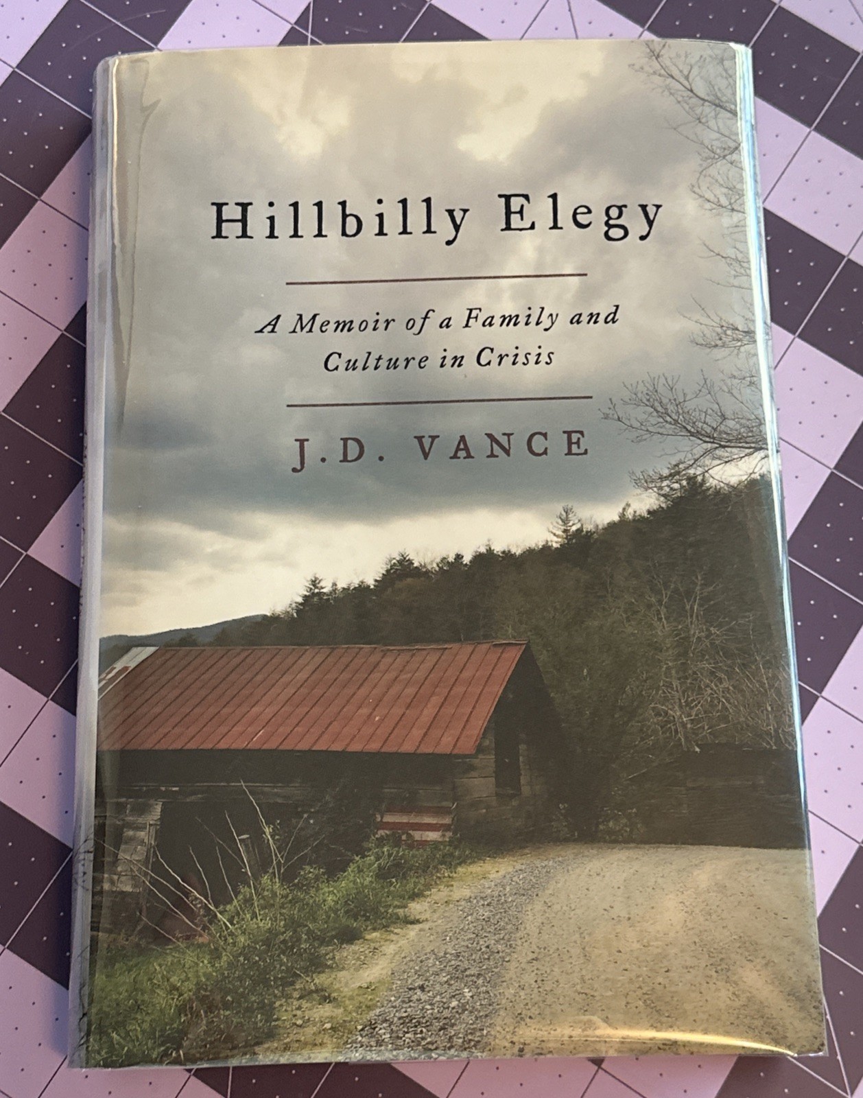 Hillbilly Elegy by J. D. Vance. 1st Printing, 1st Edition (2016 HC) VG+