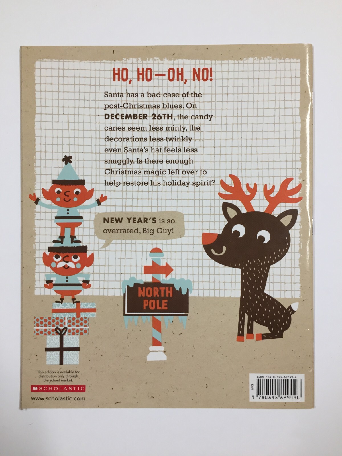 Sad Santa by Tad Carpenter Scholastic Paperback