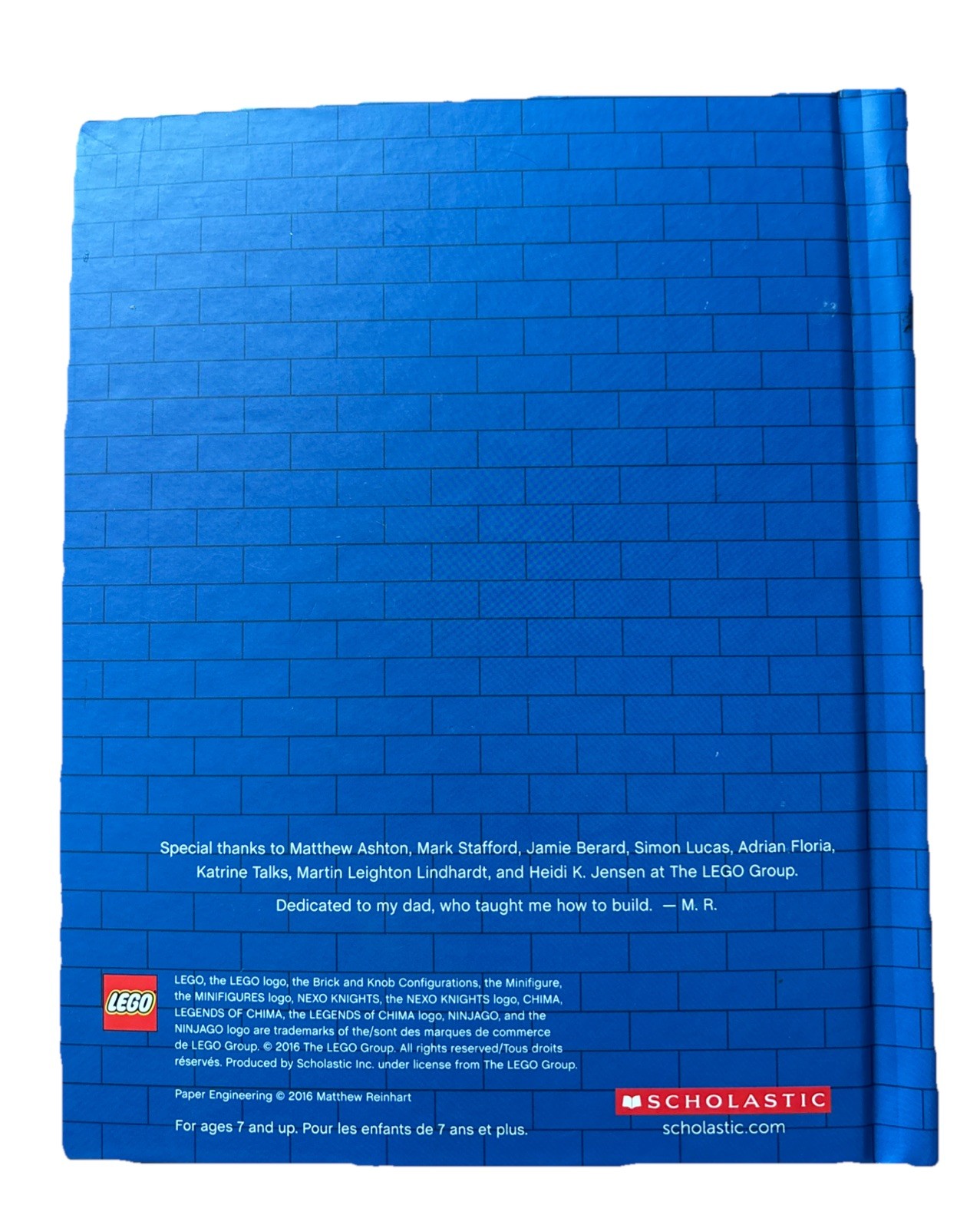 LEGO Pop-Up Matthew Reinhart 2016 Picture Book Journey Through Lego Universe