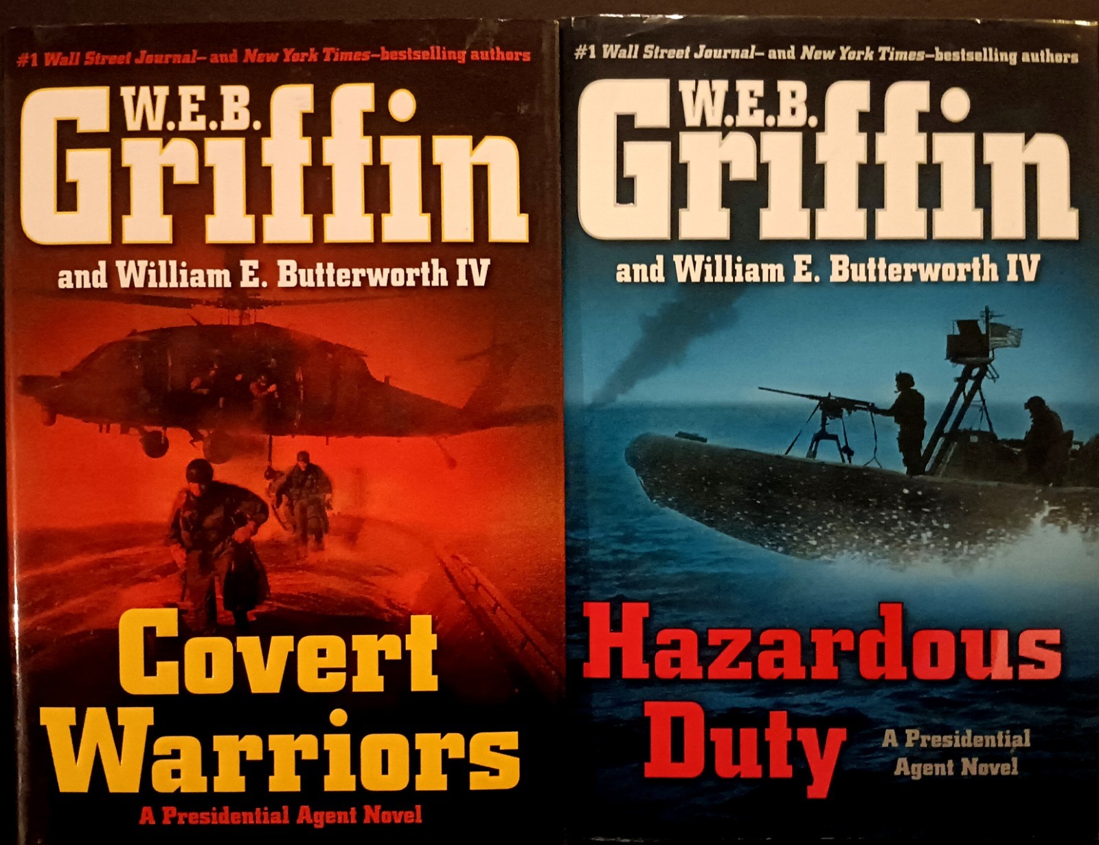 PRESIDENTIAL AGENT Series by W.E.B. Griffin Plus DIRECT ACTION and ROGUE ASSET