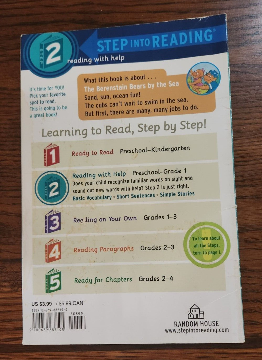 Step into Reading Ser.: The Berenstain Bears by the Sea by Jan Berenstain and…