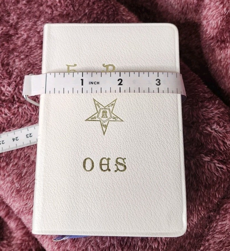 HOLY BIBLE * OES – Holman Edition KJV 5.5″x3.5″ – Eastern Star