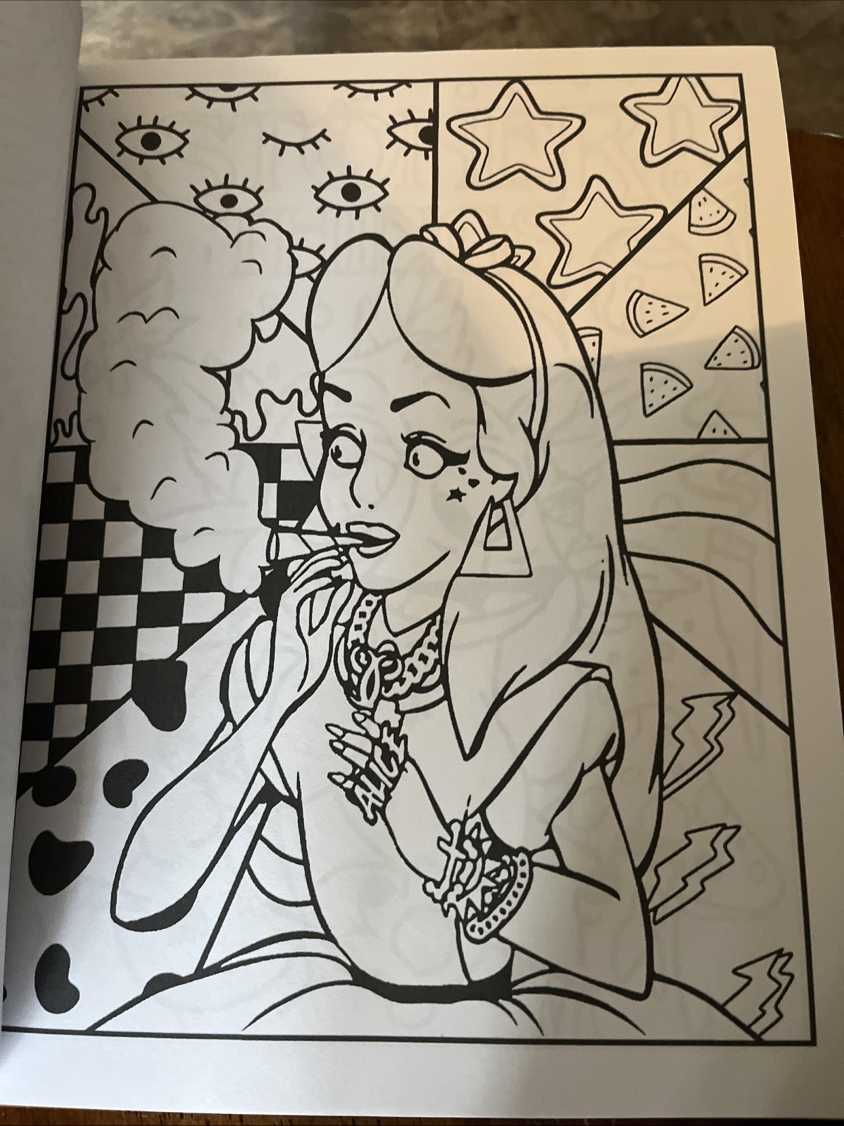 90’s Cartoon Stoner Coloring Book Paperback Made in USA — NOT FOR KIDS