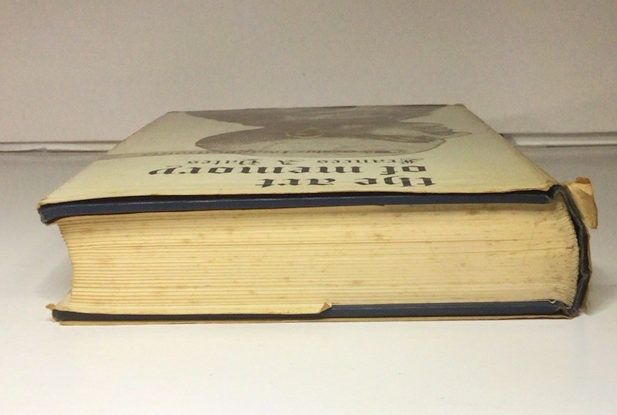 The Art Of Memory Frances A Yates 1966 Hardcover Dust Jacket