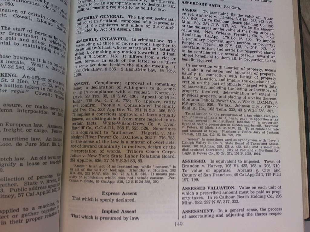 Black’s Law Dictionary 1968 by Henry Campbell Black West Publishing Co.