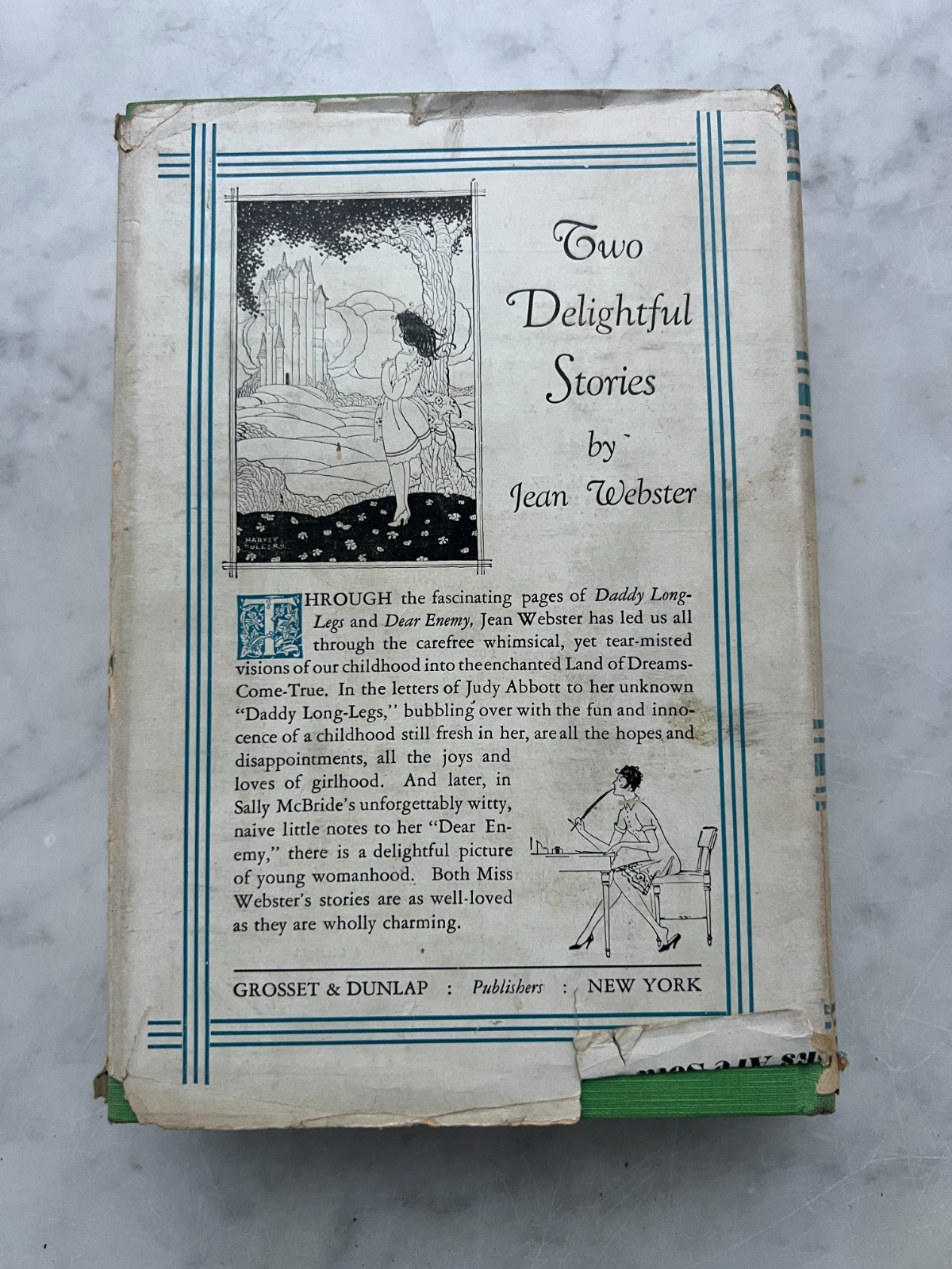 “Daddy Long Legs” Jean Webster 1912 Hardcover w/ Dust Jacket Book