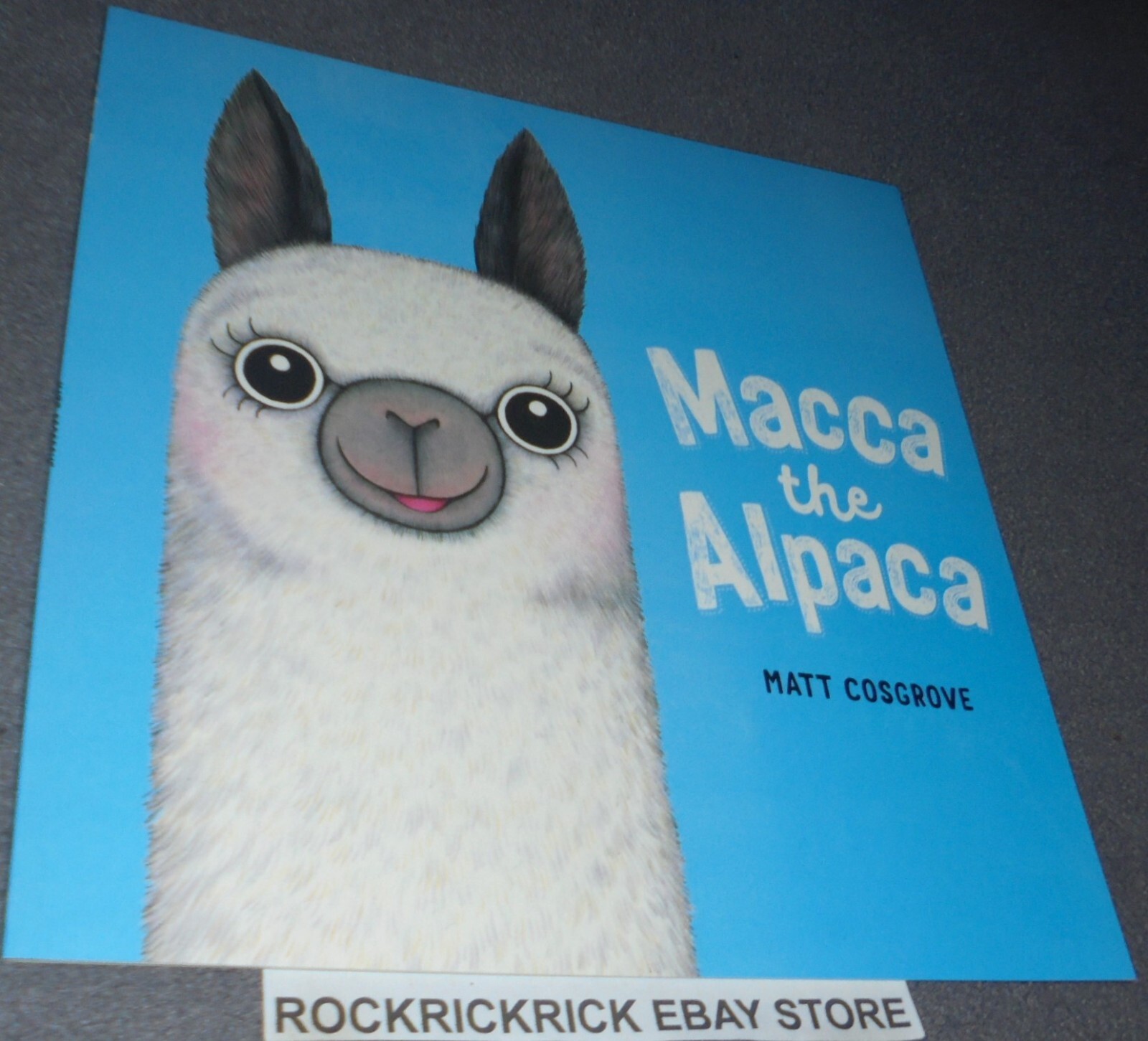 MACCA THE ALPACA BOOK BY MATT COSGROVE 2024 24CM X 25CM BRAND NEW