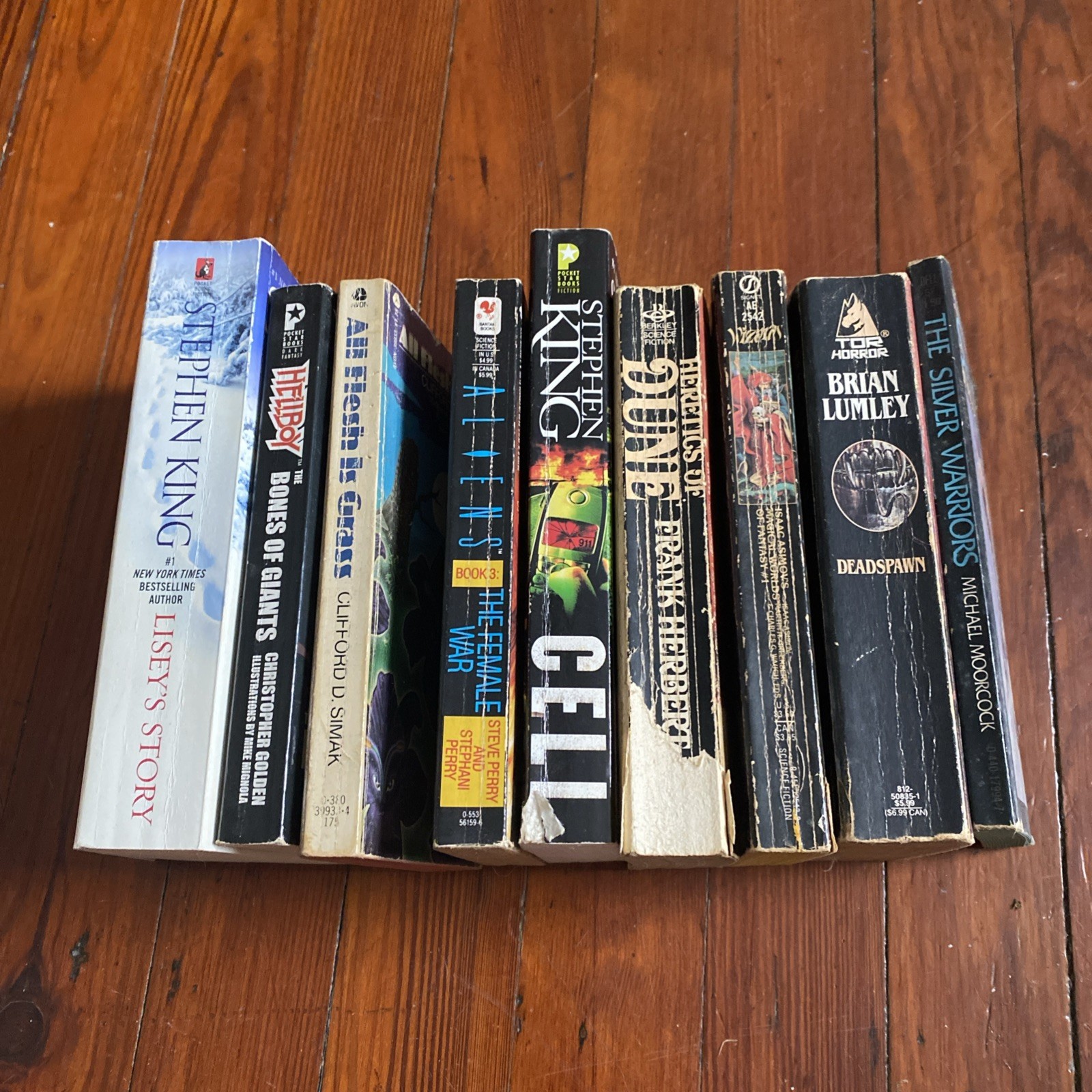 Lot Of 9 Science Fiction Paperback Novels