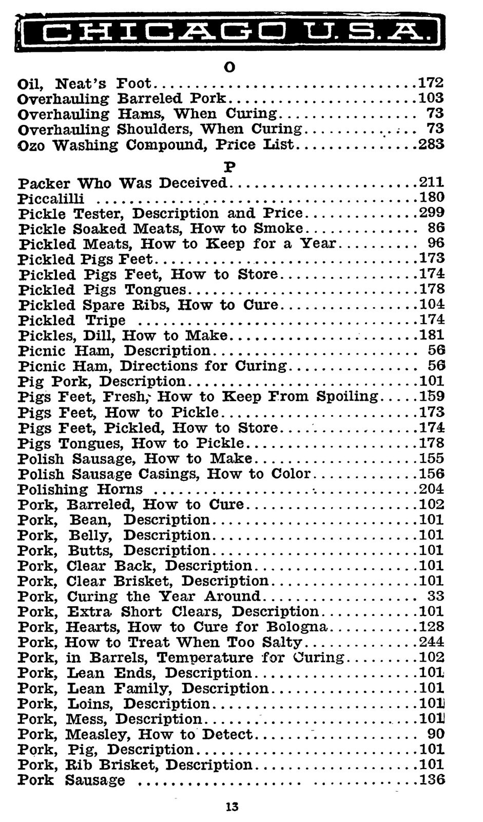 1911 Secrets Of Meat Curing And Sausage Making Vintage Cook Book 305 Pages