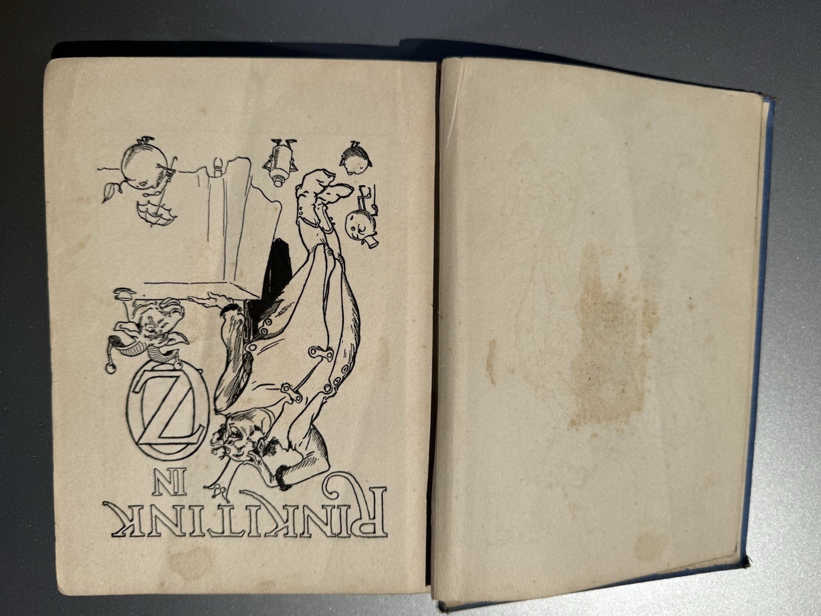 L Frank Baum Rinkitink In Oz Reilly And Lee 1914 Hardcover Book