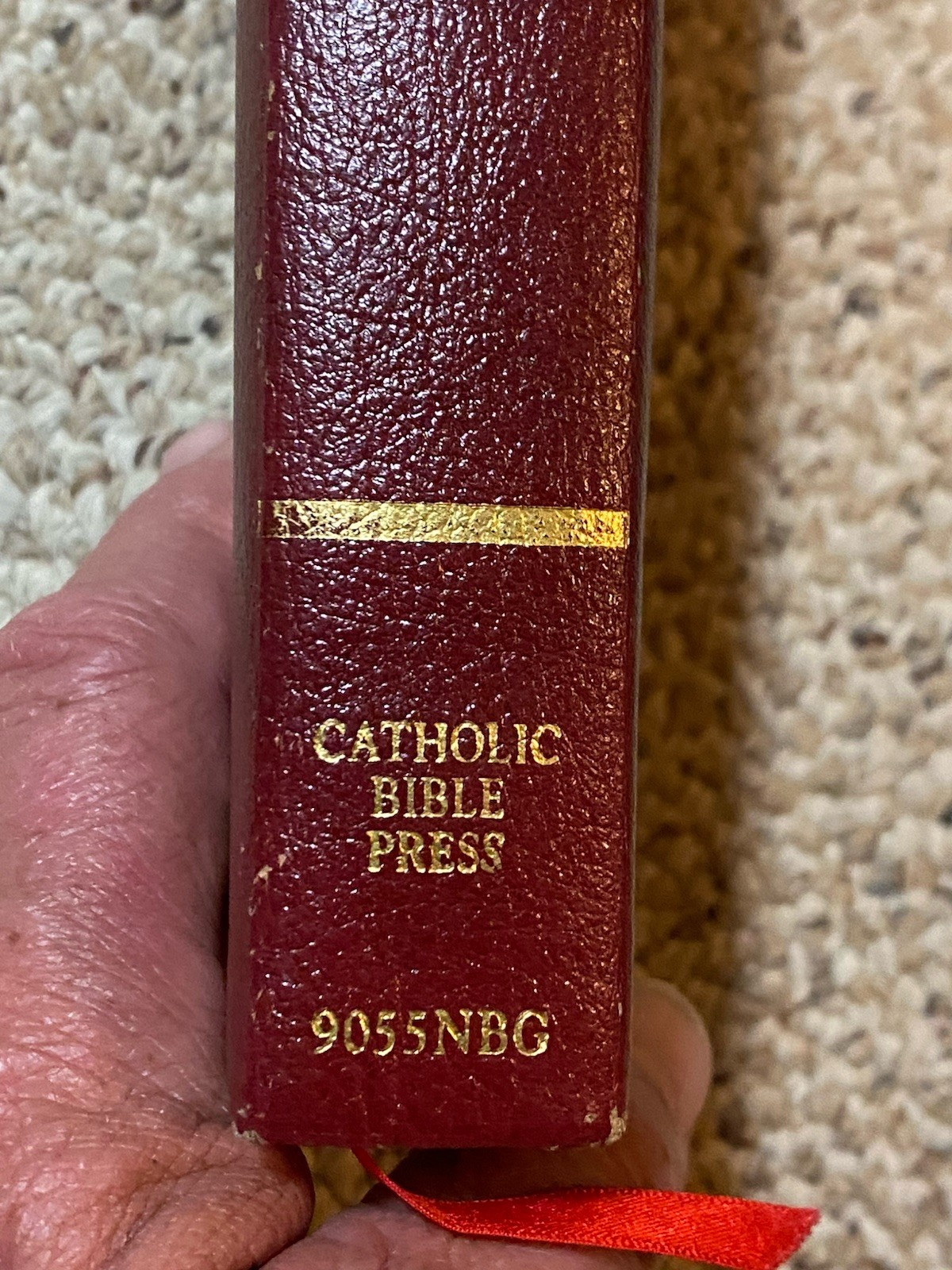 1987 New American Bible Holy Bible Catholic Bible Press 9055NBG Bonded Leather