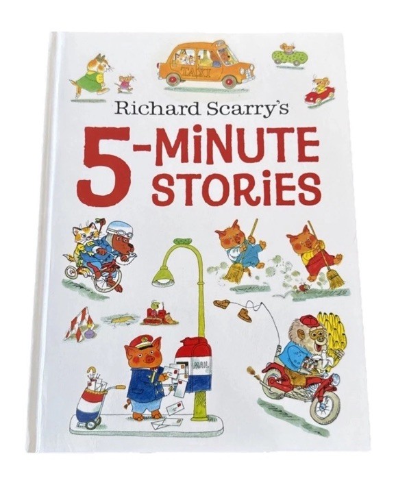 New Richard Scarry’s 5-Minute Stories by Richard Scarry Hardcover 146 Pages Book
