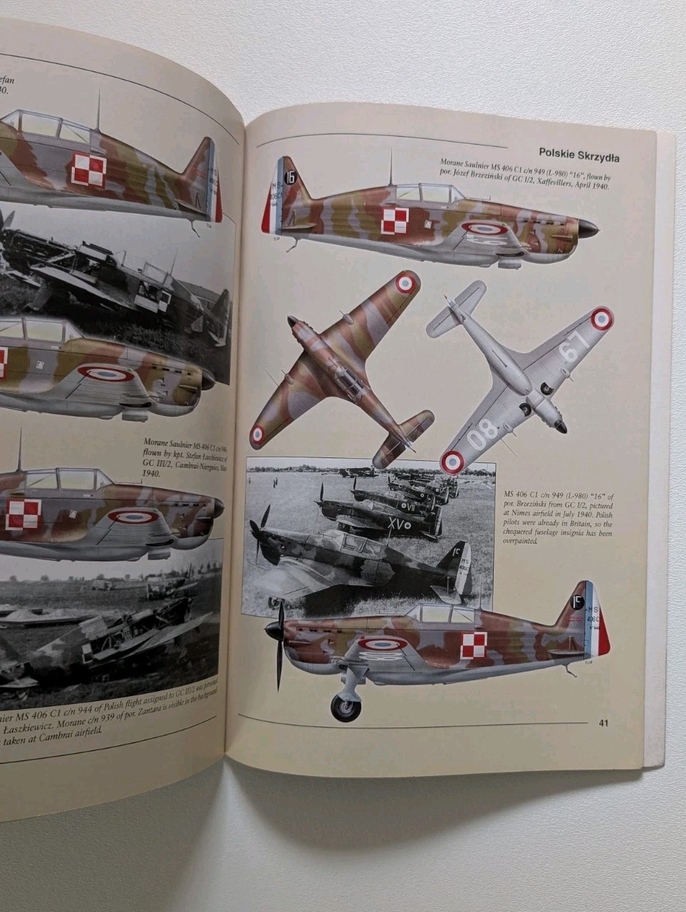 Polish Wings 2 Morane MS 406 C1 Caudron CR 714 C1 Cyclone Bloch MB Belcarz