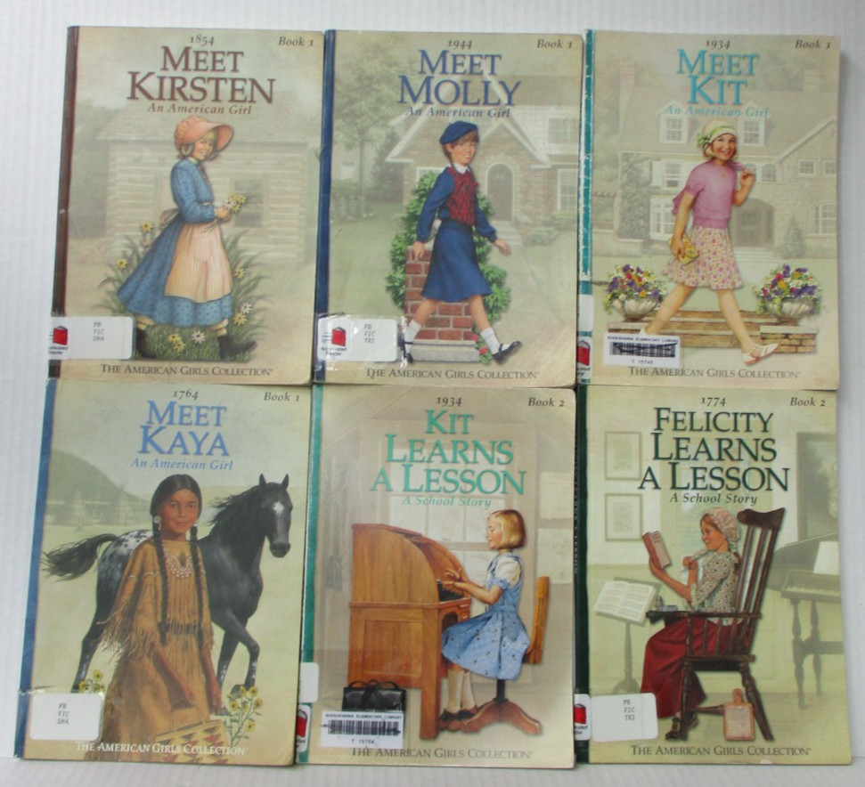 Lot Of 31 American Girl Books Meet Meet Learns Surprise Birthday Ex Library BB2