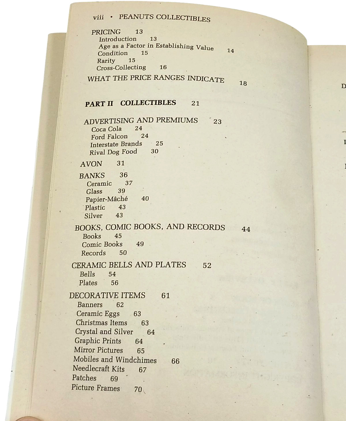 Official Price Guide To Peanuts Collectibles By Margolin & Podley First Edition
