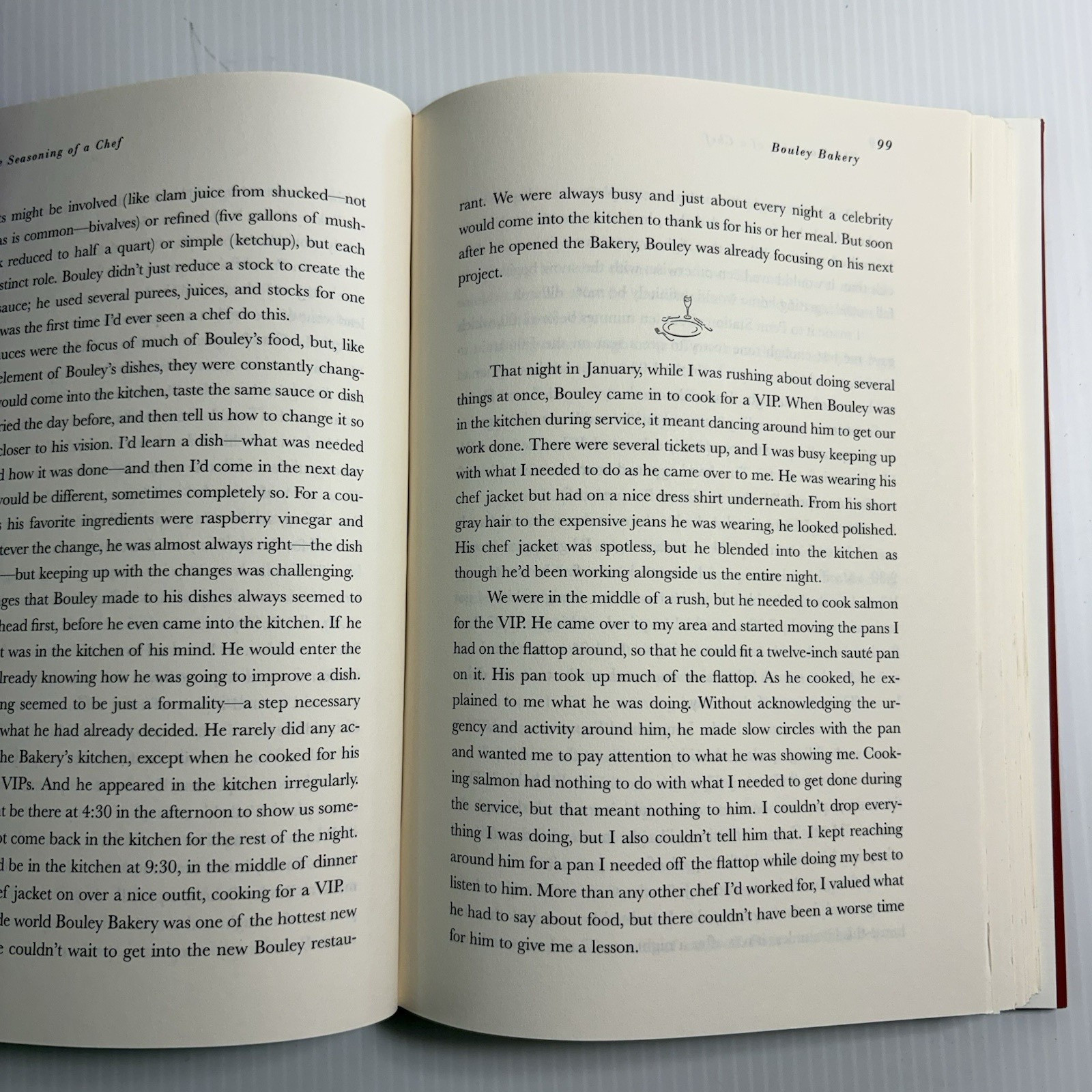 The Seasoning of a Chef FIRST EDITION: my journey from diner to Ducasse HC DJ VG