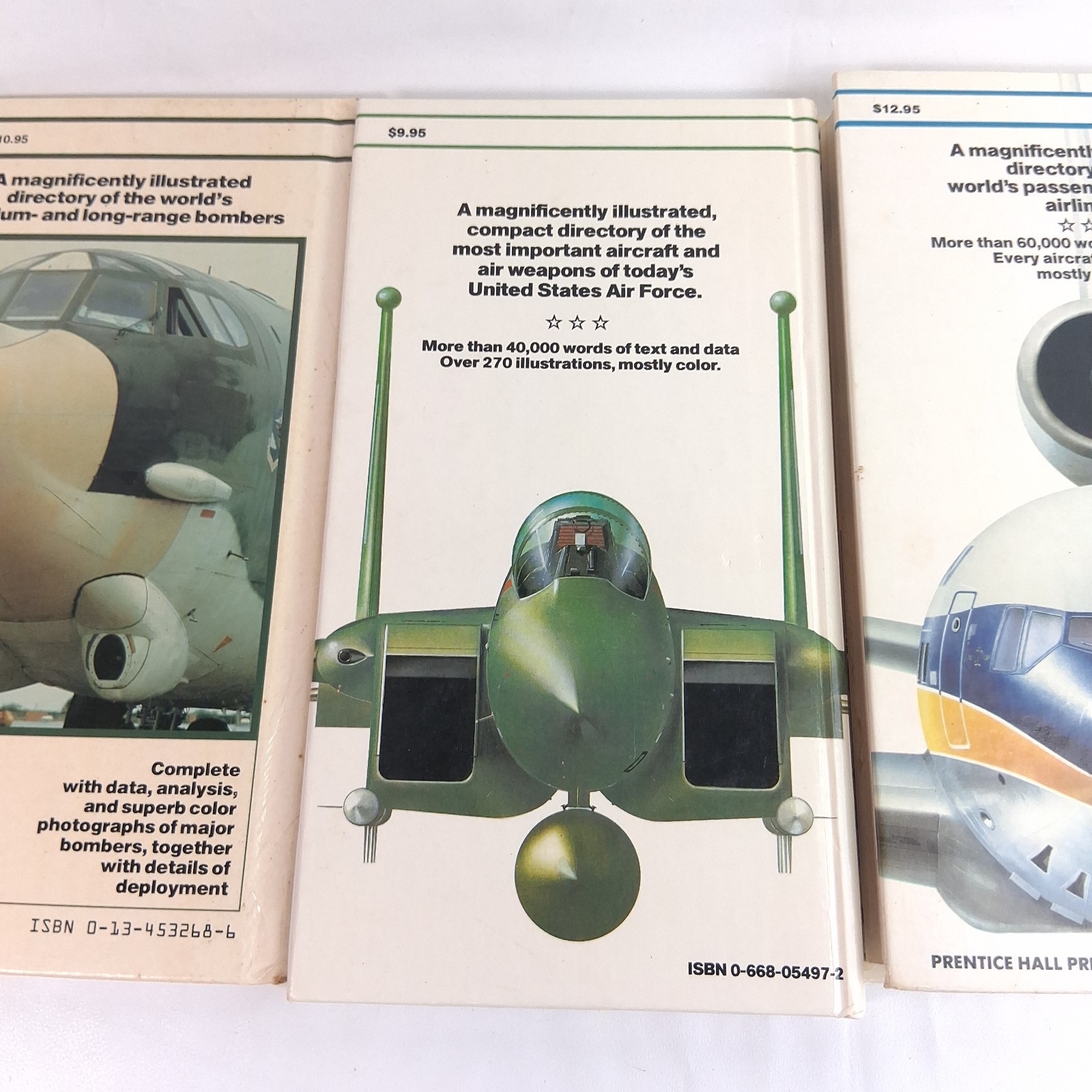 An Illustrated Guide To Books Navy Airliners USAF Bombers Fighters Lot of 5
