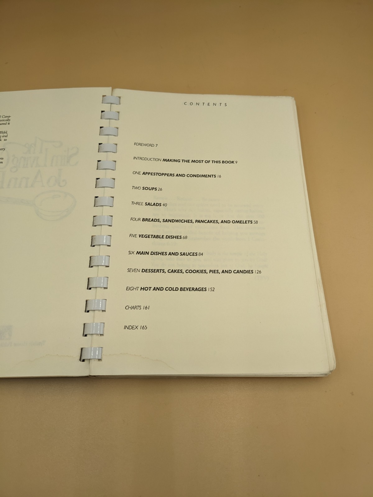 Cookbook: The Slim Living Cookbook 1981 Over 500 Recipes Spiral PB Pages 181