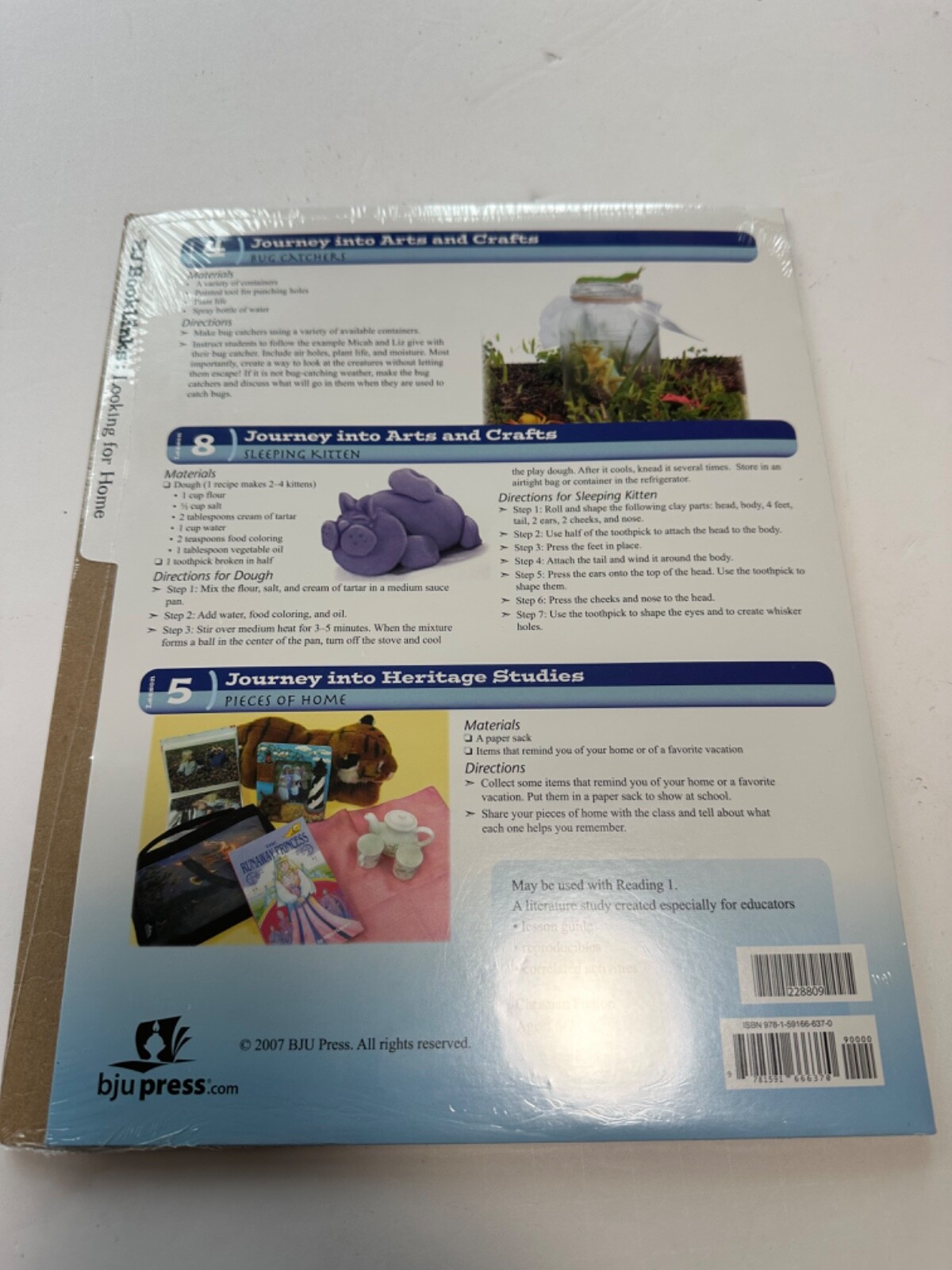 Reading Grade 1 BJ Booklinks Looking for Home – Teaching Guide Only BJU Press