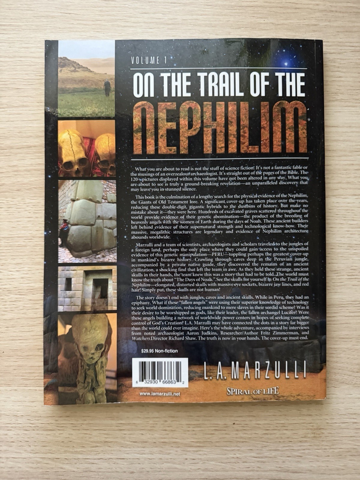 On The Trail of the Nephilim, Giant Skeletons by L.A. Marzulli, Vol. 1 2013