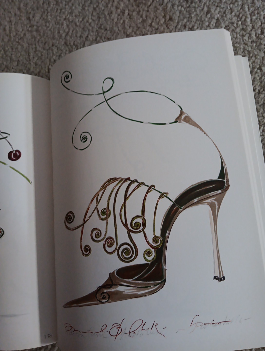 Manolo Blahník Drawings by Michael Roberts and Anna Piaggi (2003, Trade…