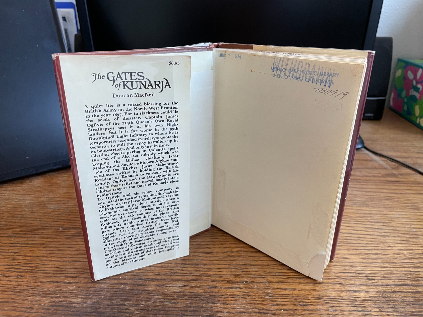THE GATES OF KUNARJA Duncan MacNeil 1st Ed Hardcover An Ian Ogilvie Adventure