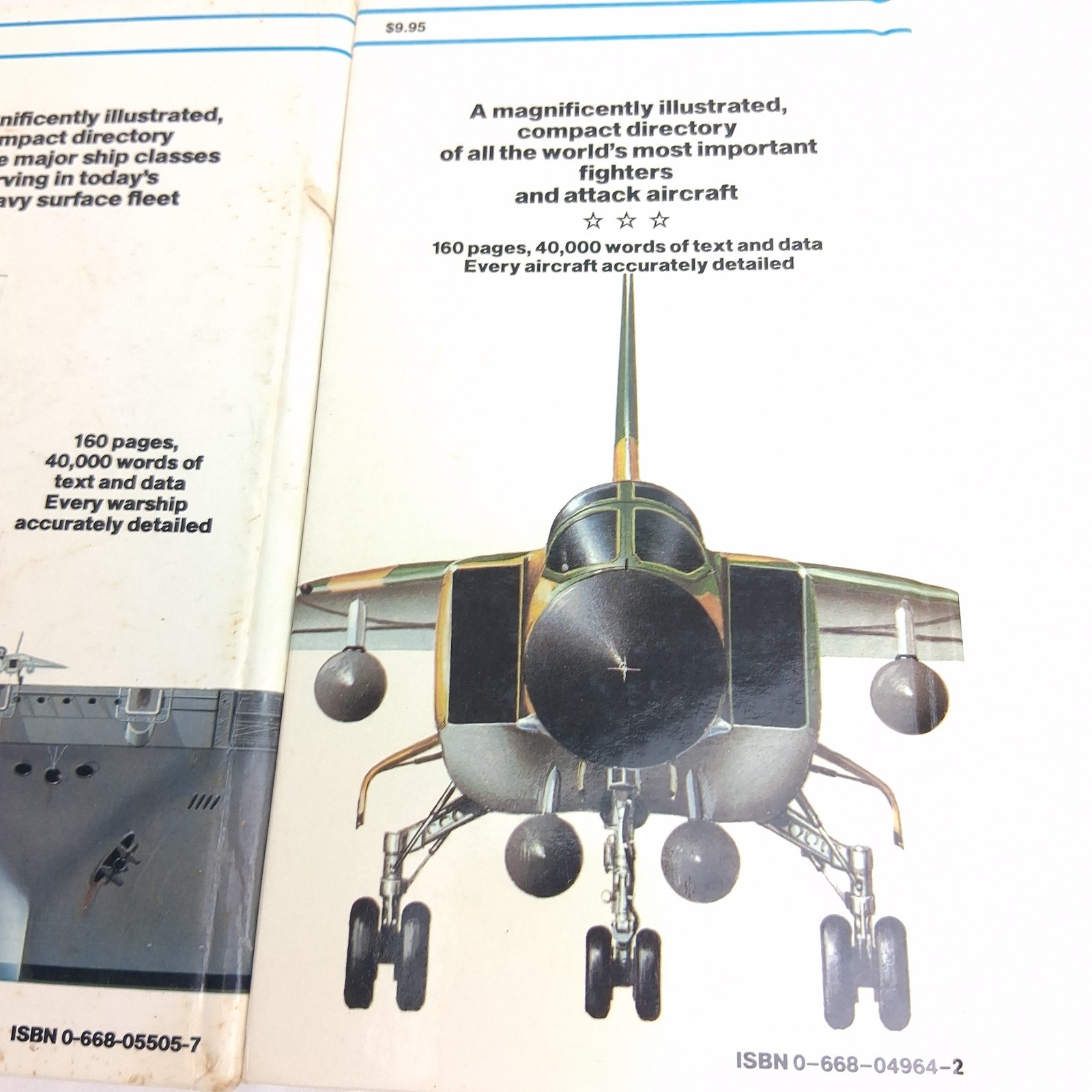 An Illustrated Guide To Books Navy Airliners USAF Bombers Fighters Lot of 5