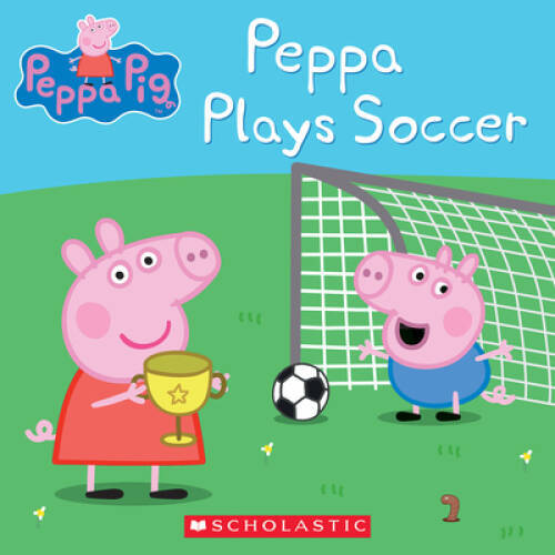 Peppa Plays Soccer (Peppa Pig: 8×8) – Paperback By Scholastic – GOOD