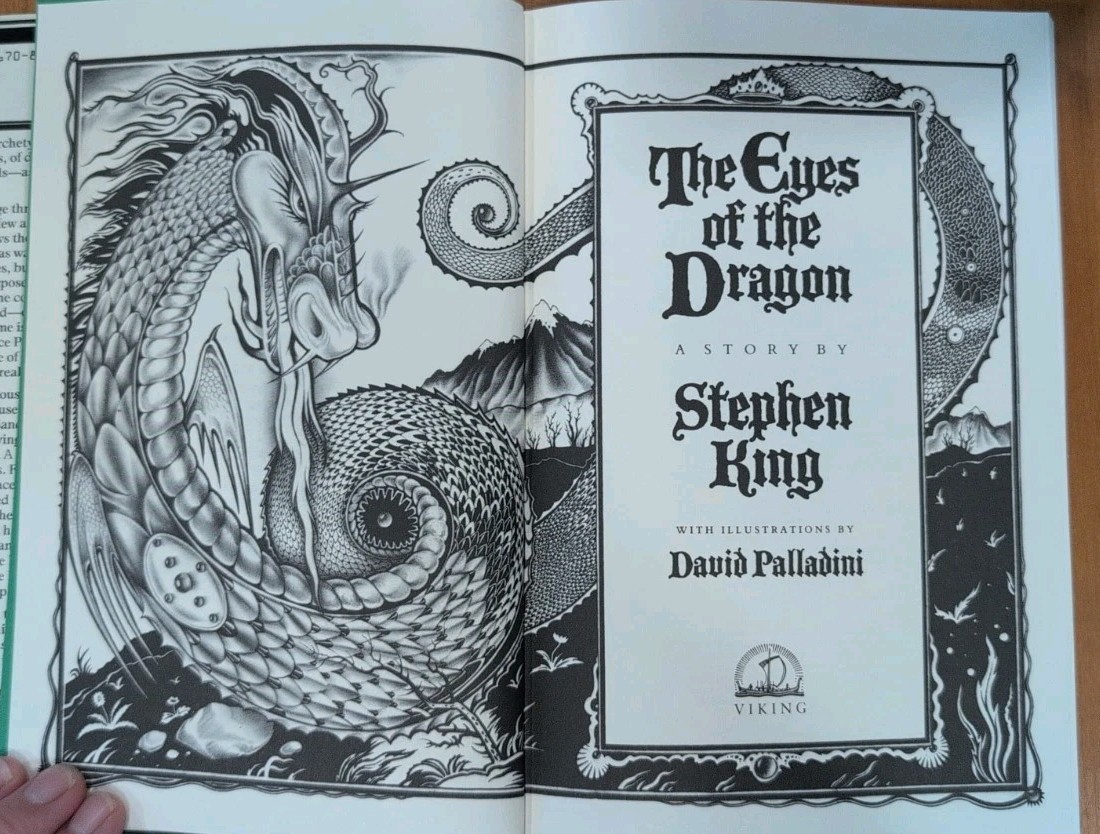 The Eyes of the Dragon – Stephen King – 1st Edition – Hardcover – 1987
