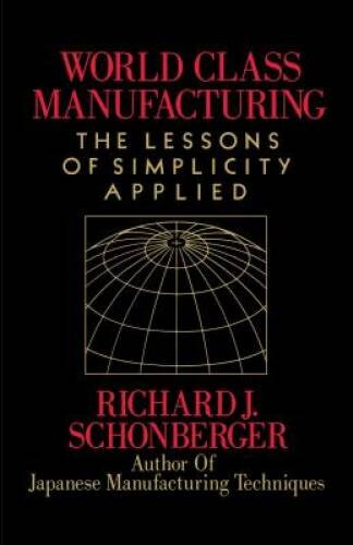 World Class Manufacturing – Paperback By Schonberger, Richard J – VERY GOOD