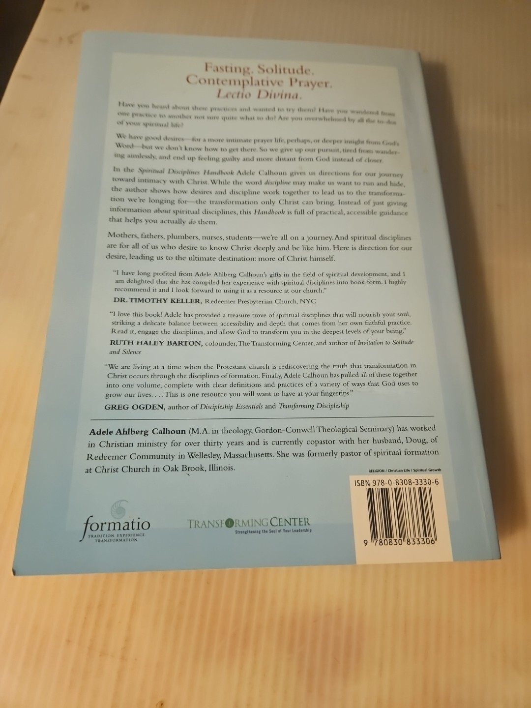 2005, The Transforming Center Set Series “Spiritual Disciplines Handbook”