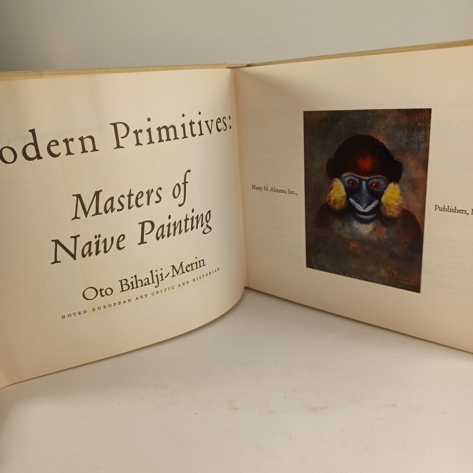 Modern Primitives: Masters Of Naive Painting Oto Bihalji-Merin HB Harry N.Abrams