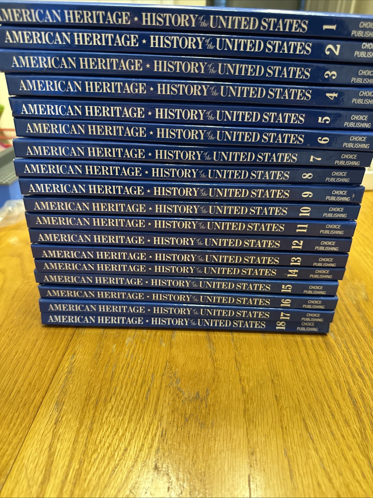 American Heritage Illustrated History of the United States Vol 1-18 Complete Set