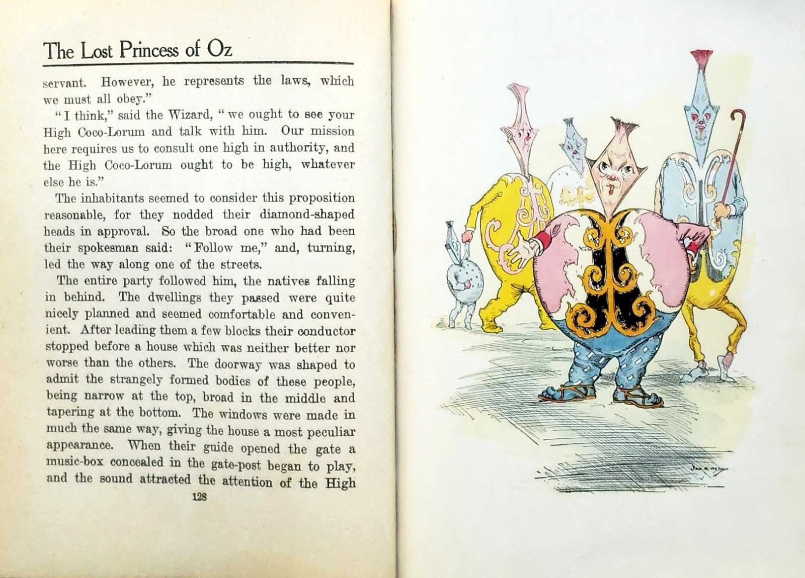 The Lost Princess of Oz Later Edition with 12 Colored Plates
