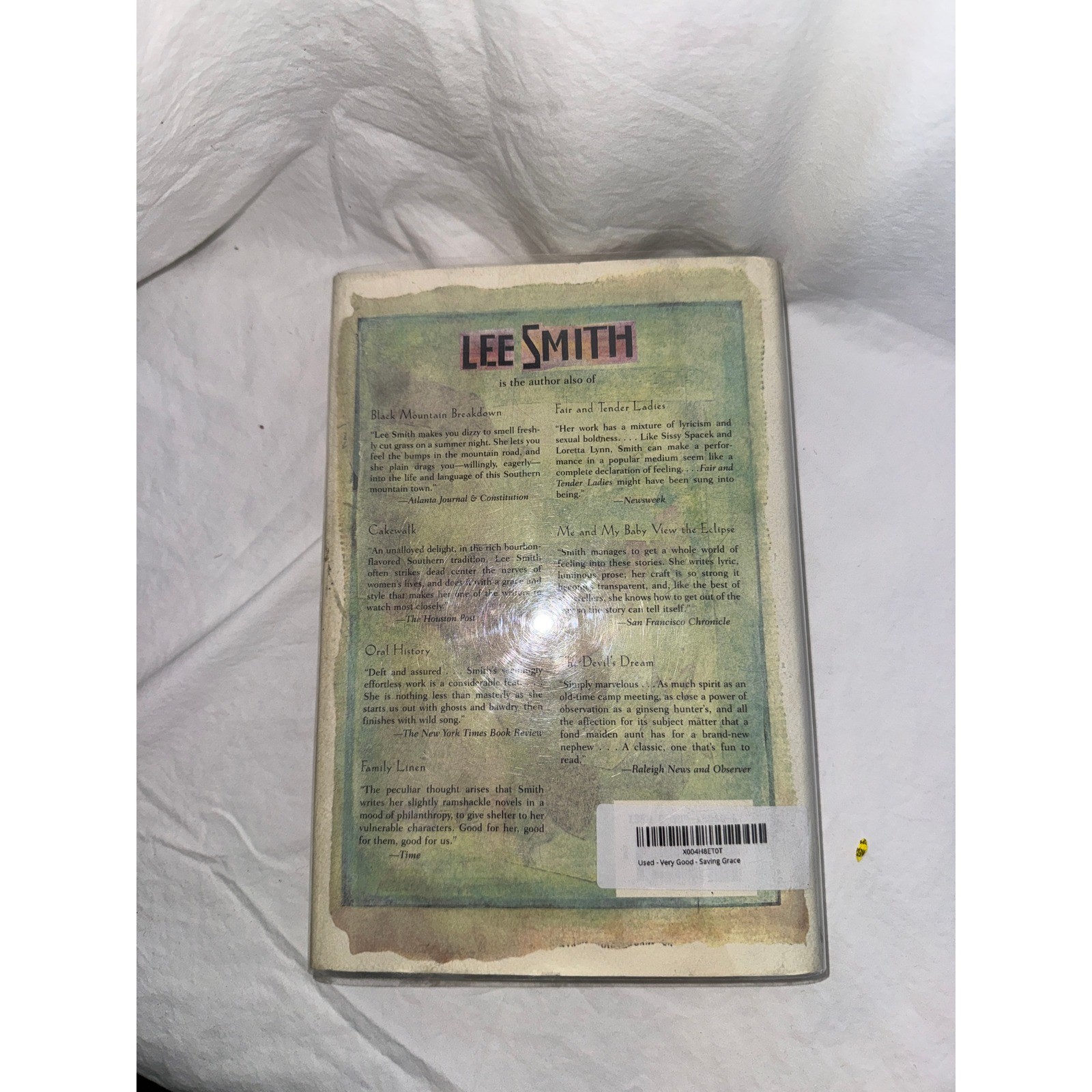 Saving Grace Lee Smith Hardcover Southern Fiction Appalachian Literature 1995