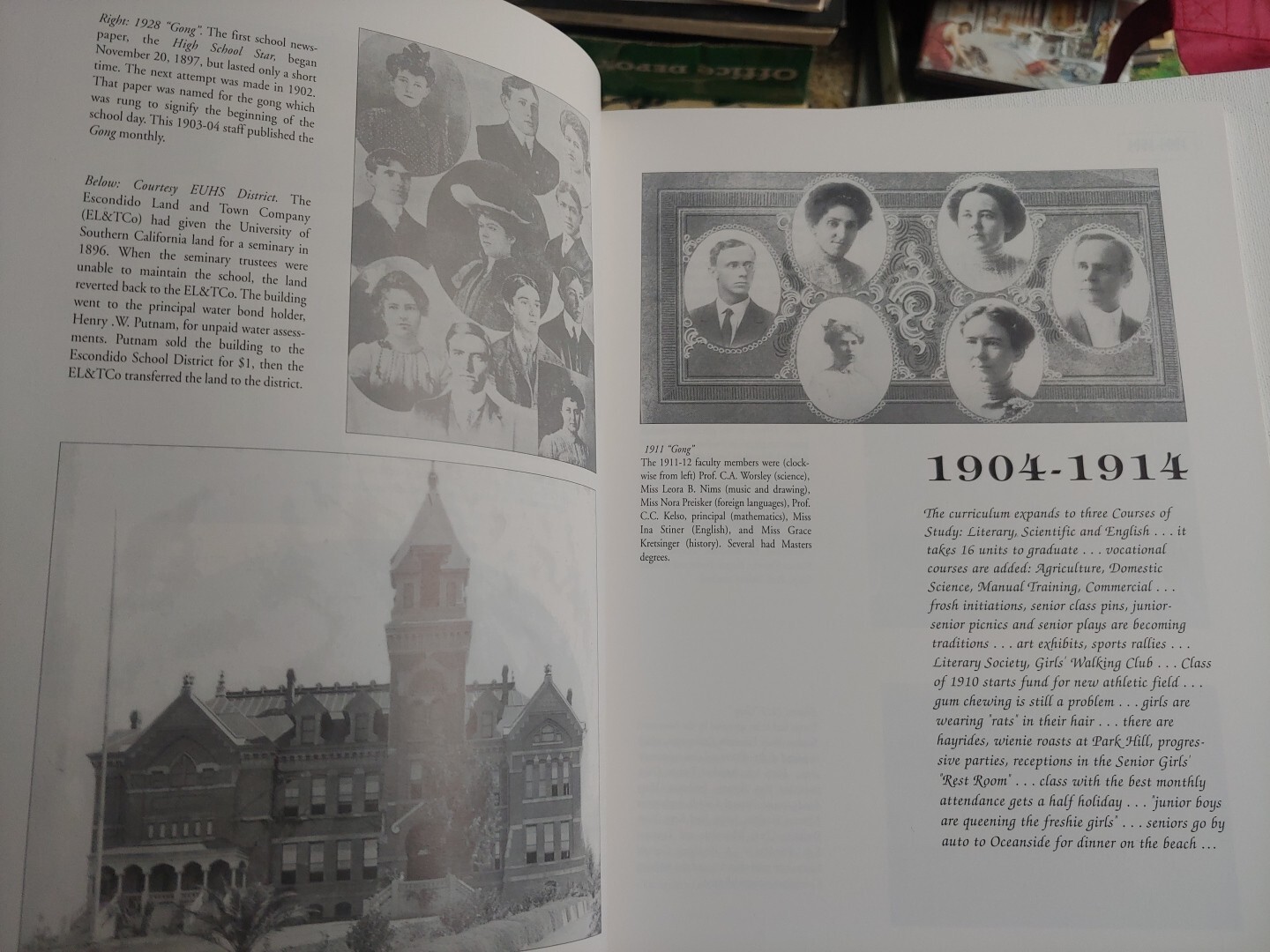 Escondido Union High School History, 100 Years of Excellence