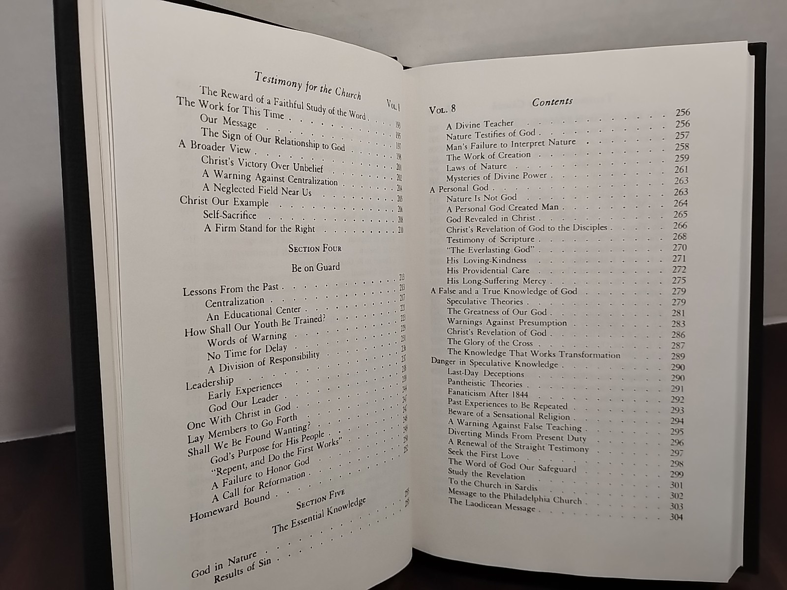 Testimonies for the Church : Volume 8 – Ellen G. White – 1948 – Hardcover